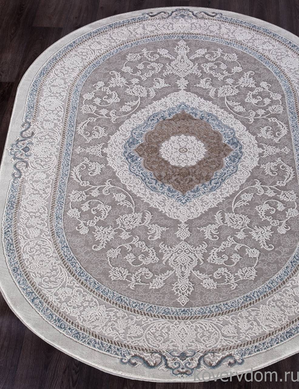 Ковер ARMINA 03874A BLUE / BLUE Овал Ковер ARMINA 03874A BLUE / BLUE Овал