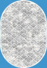 Ковер серый ARMINA GA033G GREY / GREY Овал
