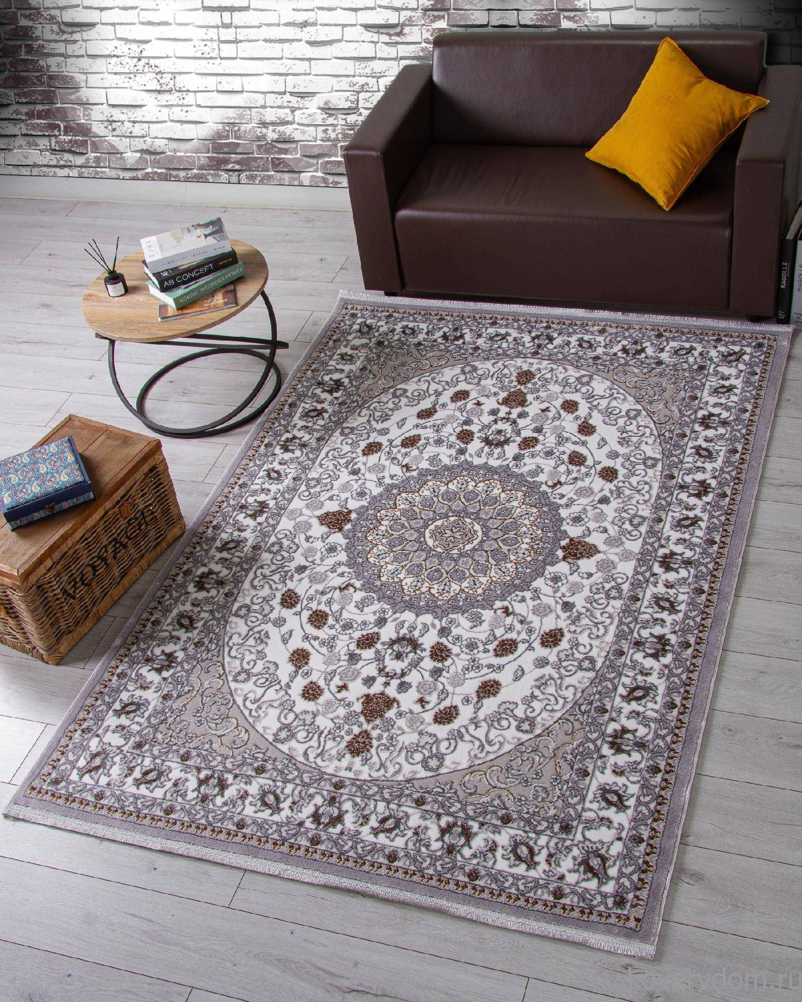 Ковер HALIF F611 GRAY-GREEN