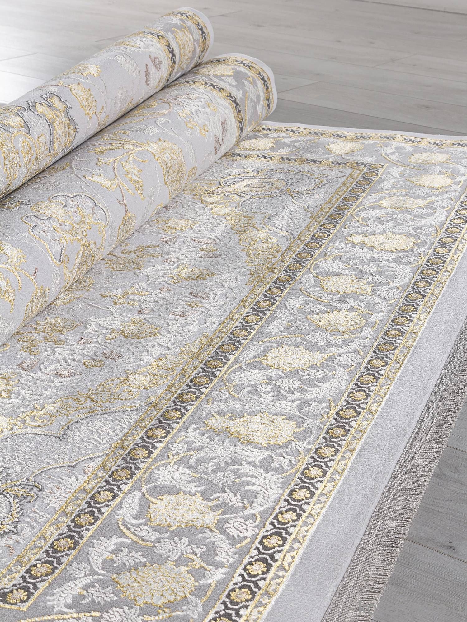 Ковер DELINA A051A LIGHT GREY SHRINK / DARK GREY SHRINK