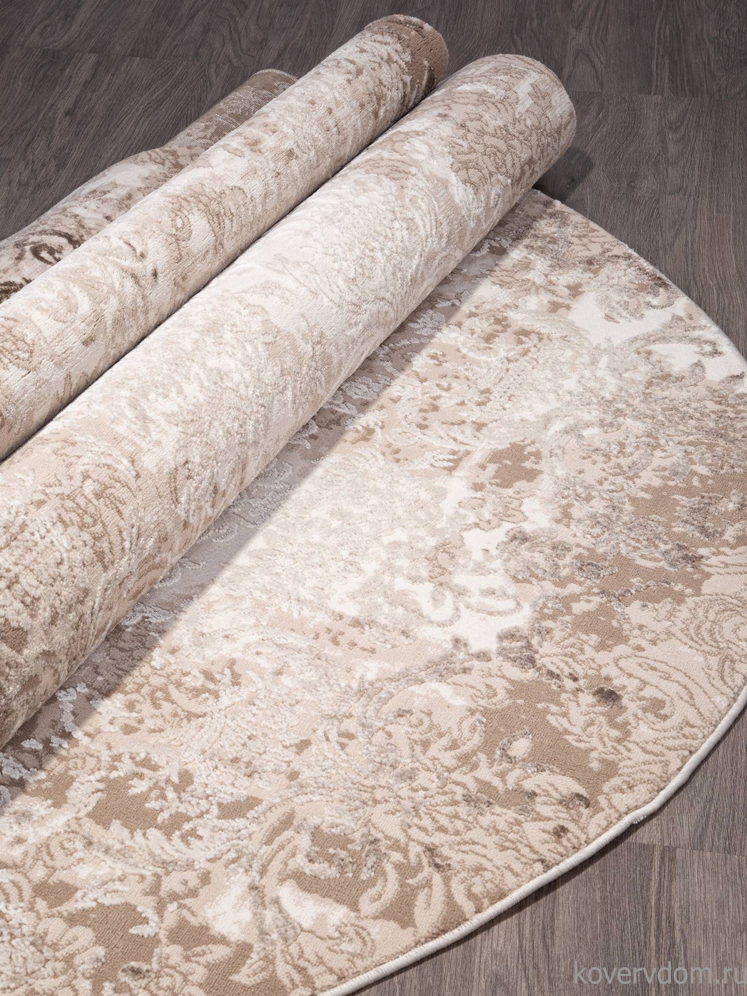 Ковер ARMINA 03708A BROWN / BROWN Овал