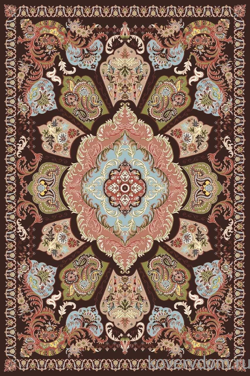 Ковер ARAVIA D428 BROWN-PINK