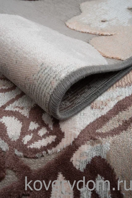 Рельефный ковер из вискозы GENOVA 38182 6626 90 Овал