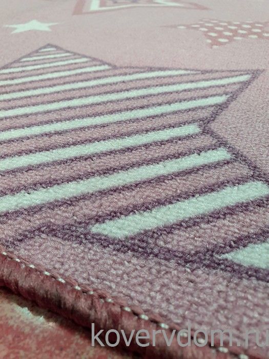 Детский ковер-палас ЗВЕЗДЫ СИЯЮТ розовый Детский ковер-палас ЗВЕЗДЫ СИЯЮТ розовый