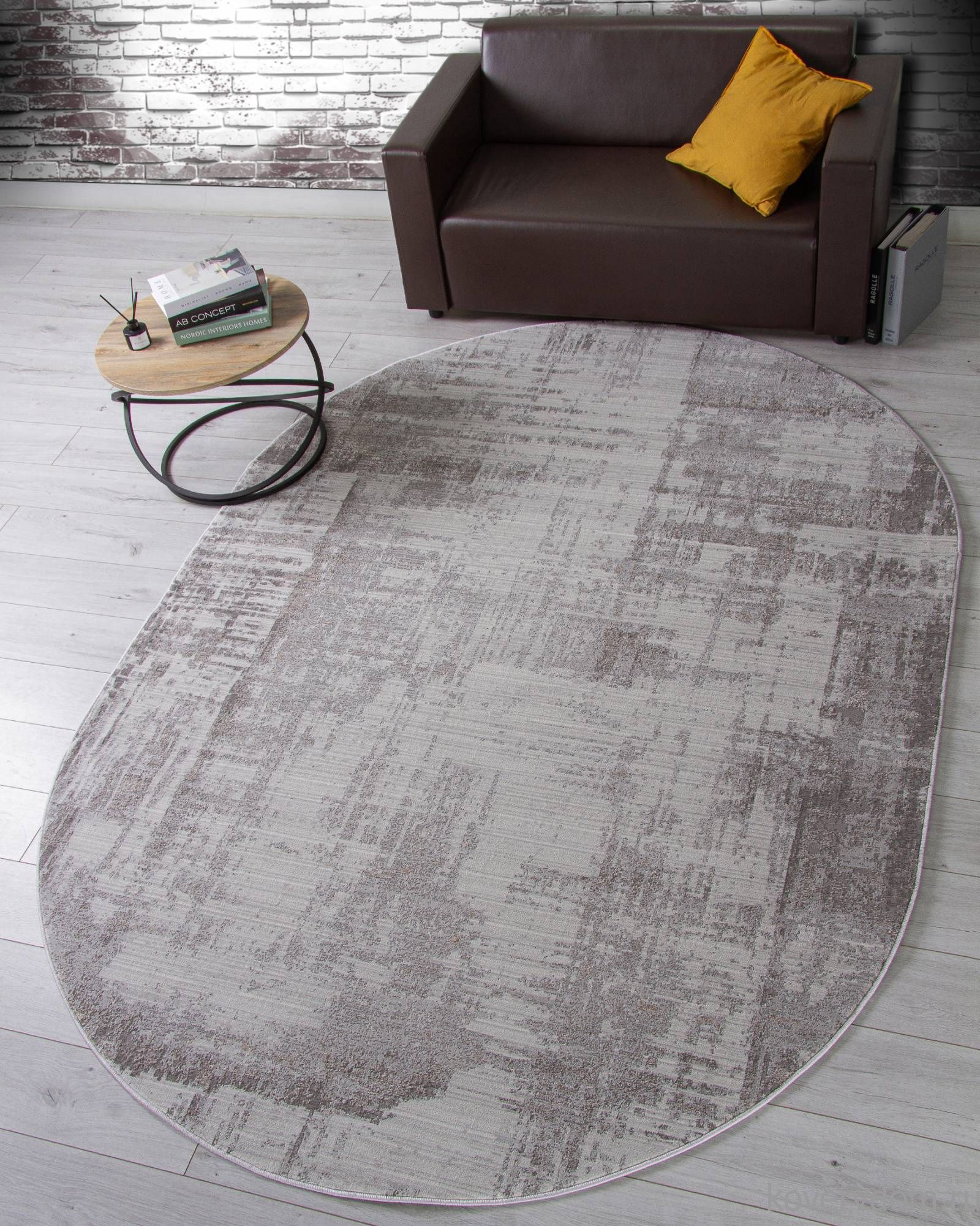 Ковер GRAFF F237 GRAY-BEIGE Овал Ковер GRAFF F237 GRAY-BEIGE Овал