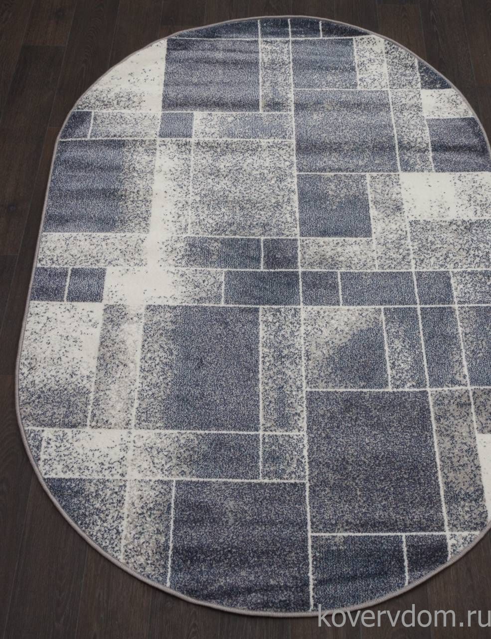 Ковер SUNRISE 2 D447 GRAY-BLUE Овал Ковер SUNRISE 2 D447 GRAY-BLUE Овал