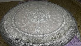 Круглый ковер в спальню FARSI 1200 127085 000 Круг