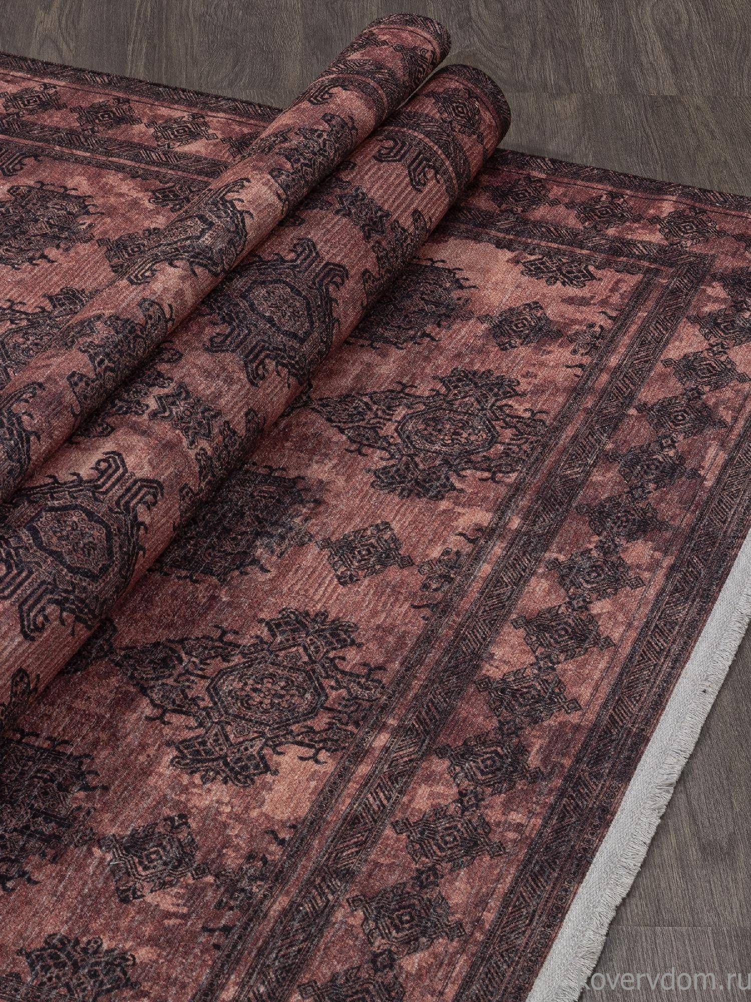 Ковер LOTUS AB028A КРАСНЫЙ / ЧЕРНЫЙ Ковер LOTUS AB028A КРАСНЫЙ / ЧЕРНЫЙ