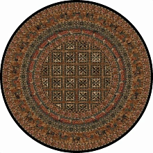Ковер Бельгийский из шерсти шерстяной OSTA Kashqai 4301 500 круг