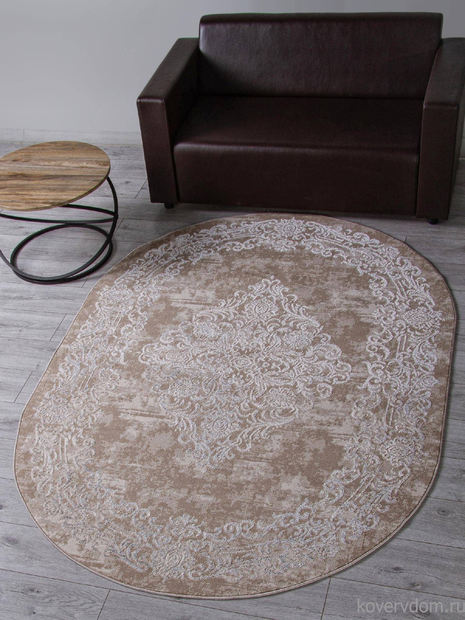 Ковер LIMAN F481 BEIGE Овал Ковер LIMAN F481 BEIGE Овал