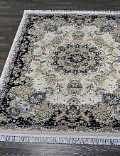 Однотонный ковер SHAHREZA D211 CREAM-NAVY