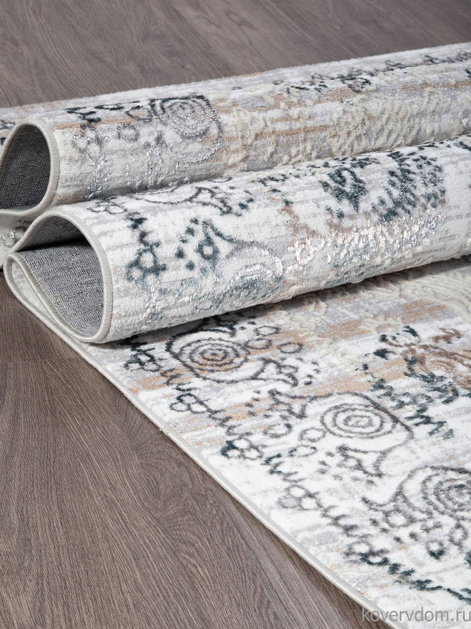 Ковер PERU D008A D.GREY SHIRINK / GREY FDY