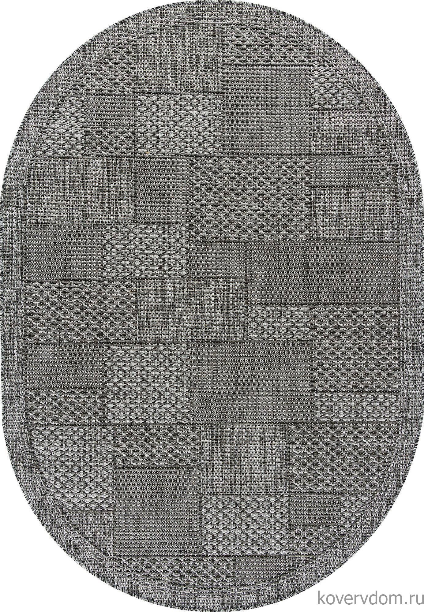 Ковер KAIR S148 DARK GRAY Овал