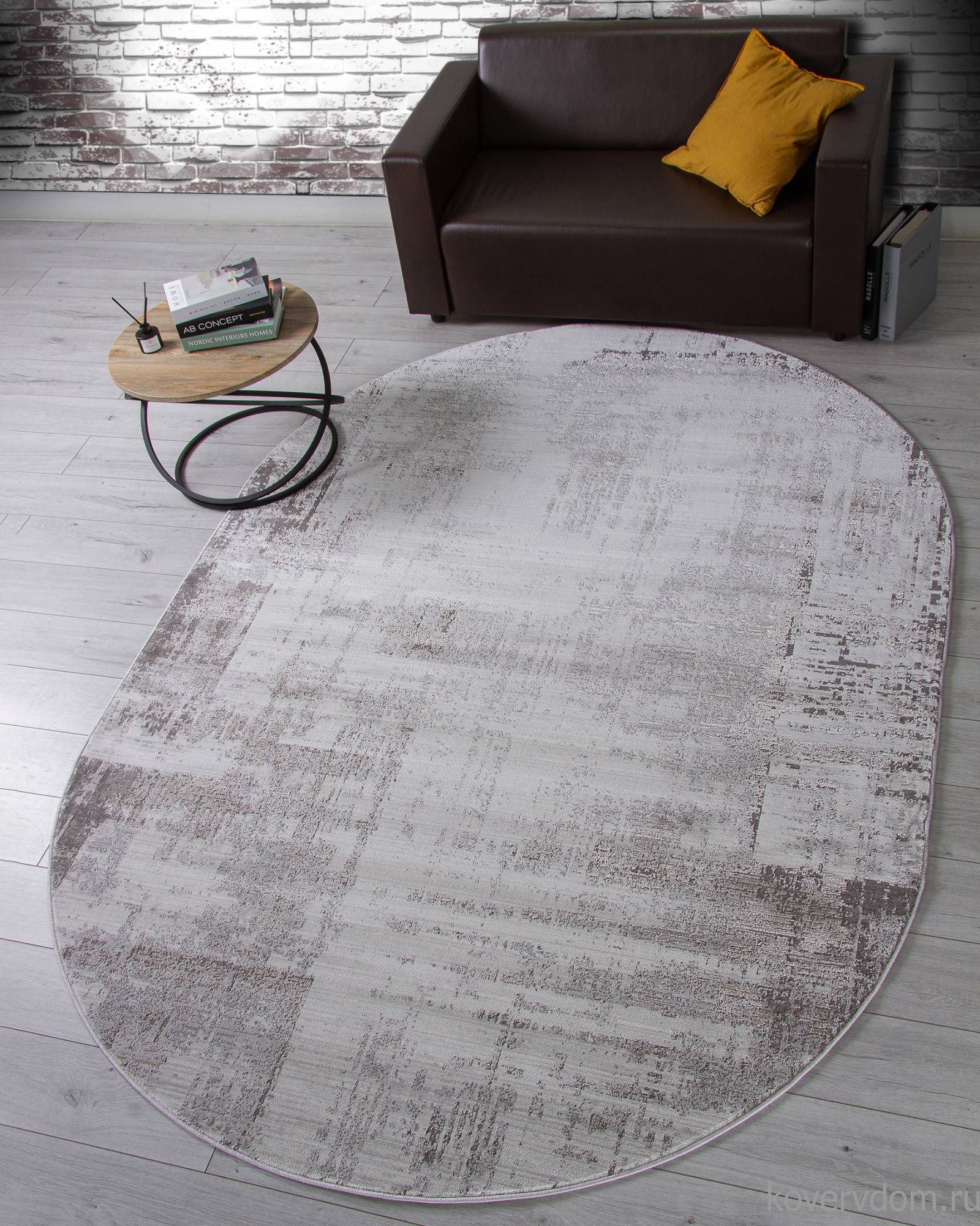 Ковер GRAFF F237 GRAY-BEIGE Овал Ковер GRAFF F237 GRAY-BEIGE Овал