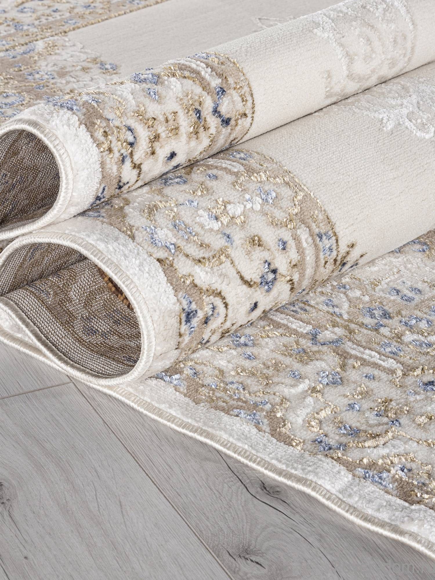 Ковер MOSSO 27236A CREAM / BLUE