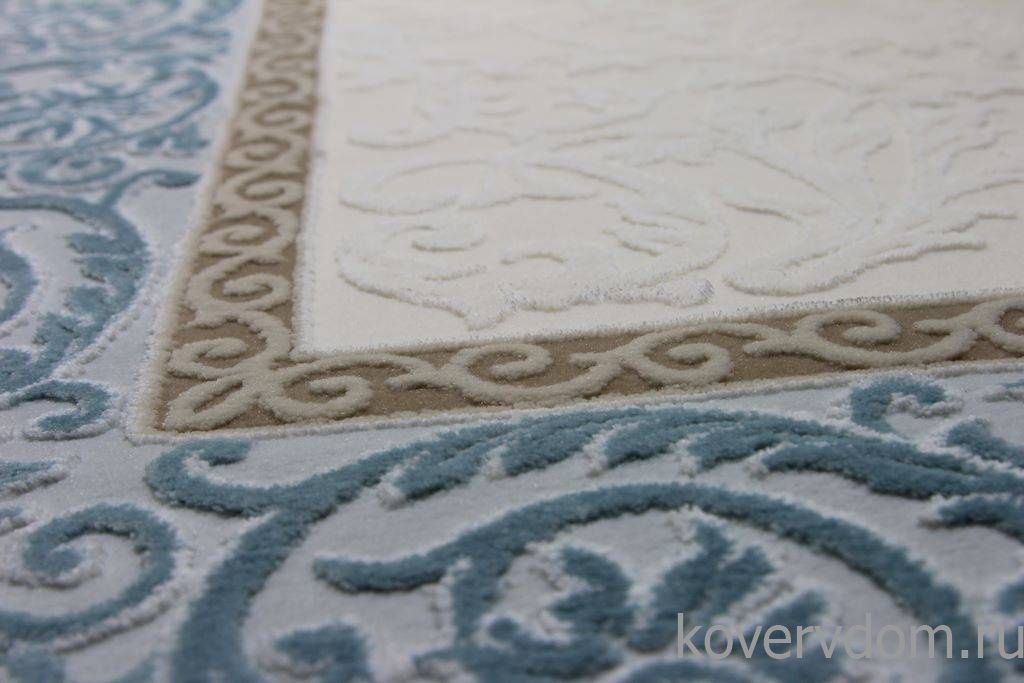 Ковер HUNKAR 08058T BLUE / WHITE