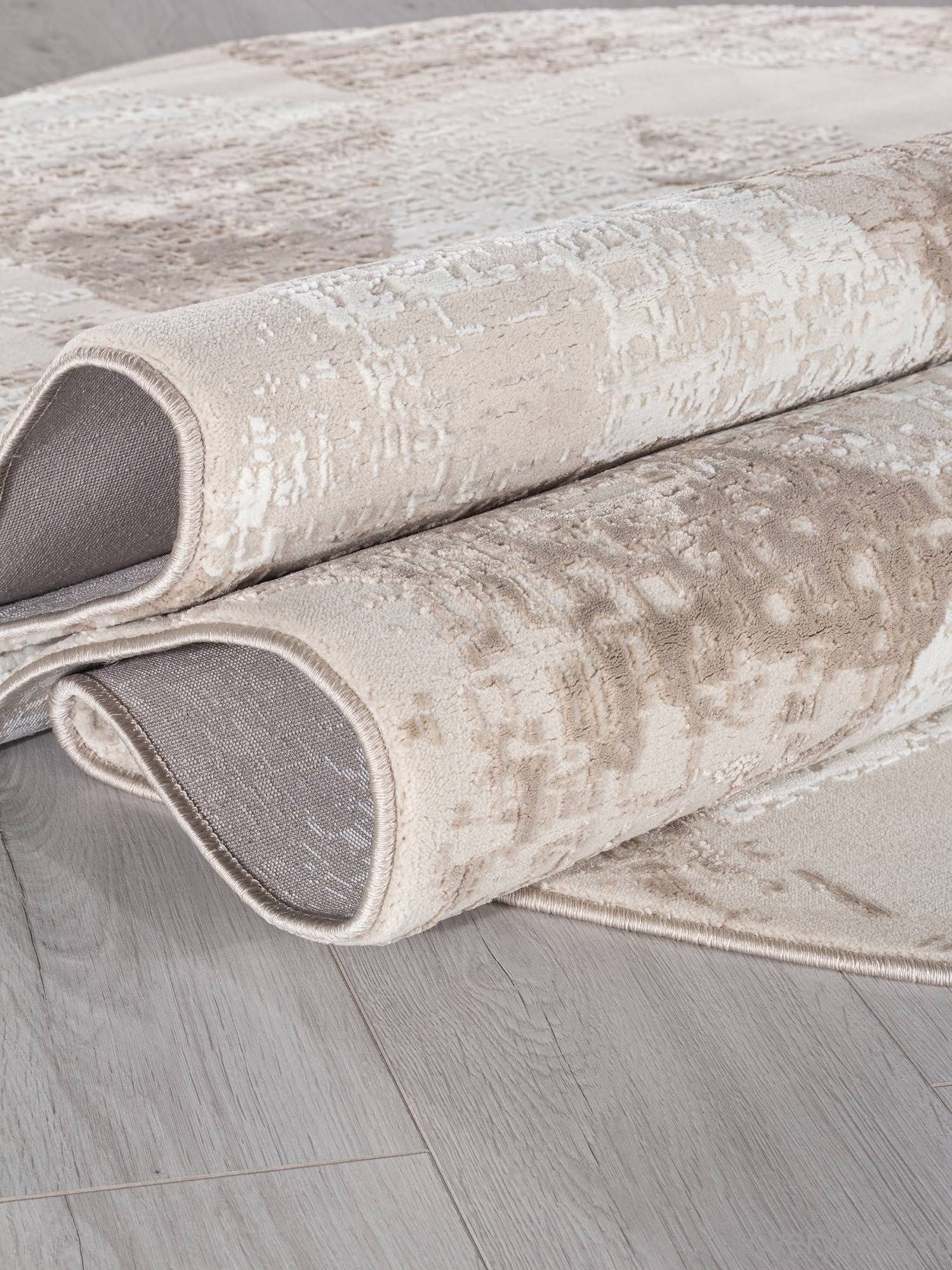 Ковер SIROCCO 01459A BEIGE / WHITE Овал