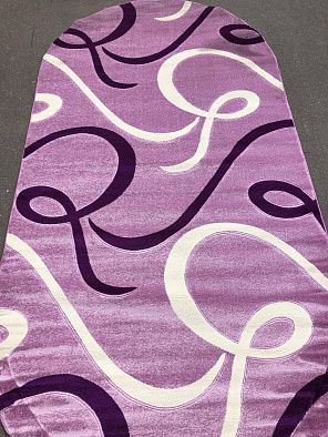 Ковер VISION DELUXE v803 PINK Овал