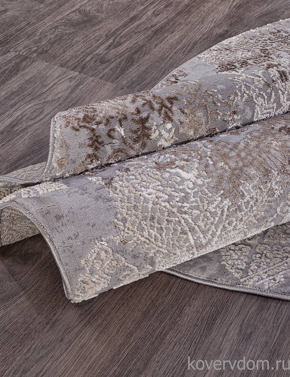 Ковер ARMINA 03851C GREY / BROWN Круг