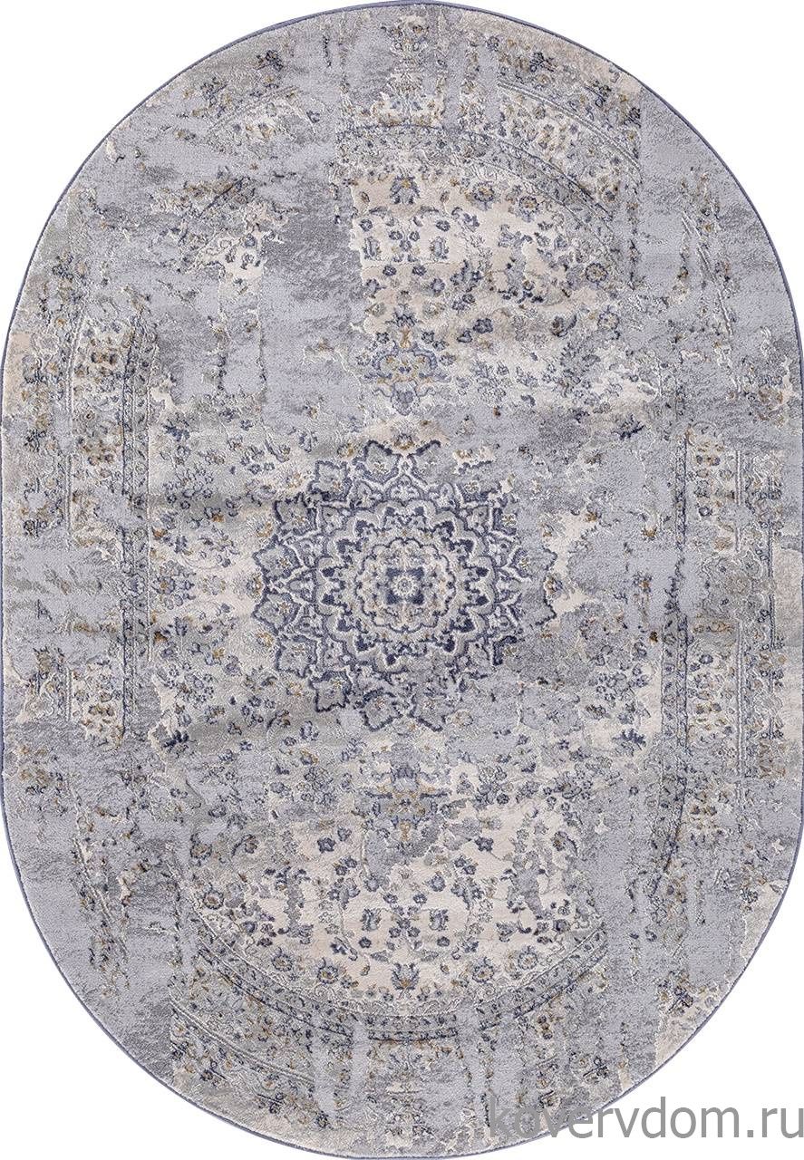 Ковер MARDAN 5106A COKEN D.GREY / BLUE Овал